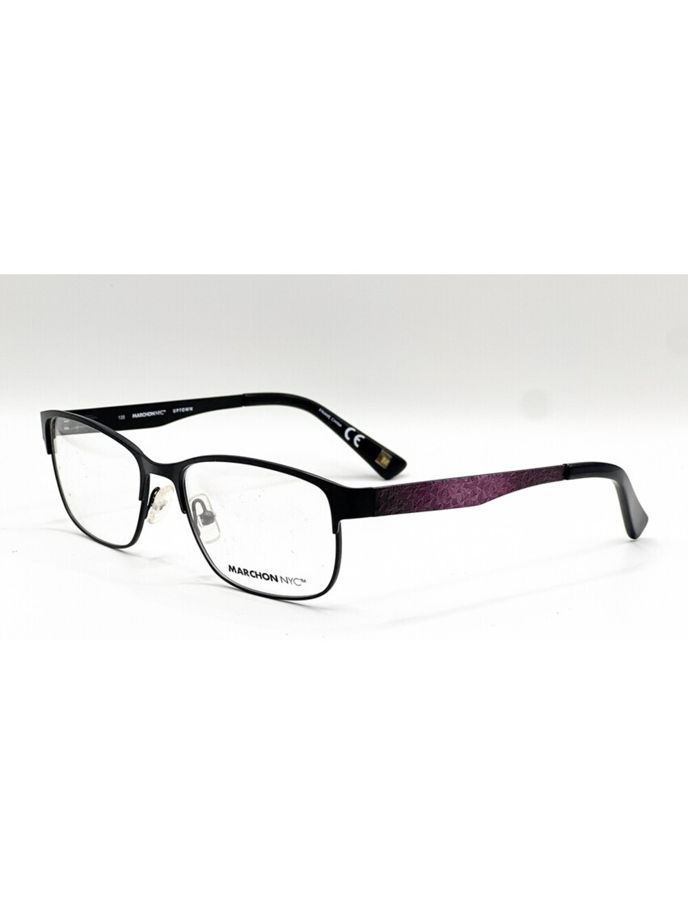 NEW MARCHON NYC ROSEN 001 BLACK AUTHENTIC EYEGLASSES 52-16